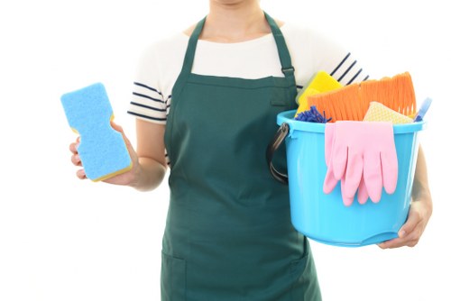 Enzymatic cleaner application on upholstery stain