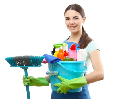 Junk removal pricing shown for a home cleanout in a busy neighborhood